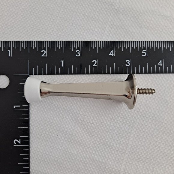Door Stoppers Perfect Home Brushed Nickel 2 Piece - Picture 3 of 10